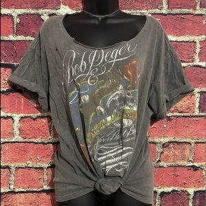 Bob Seger Silver Bullet Distressed Band T-Shirt